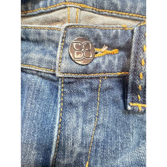 BCBG Max Azria Womens Skinny Jeans Size 28 Blue Denim Medium Wash Casual Pockets - Picture 7 of 14